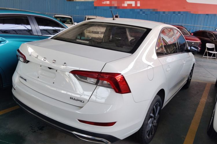 Used Skoda Rapid 2020 1.5L Automatic Comfort Edition Rear Right 45 Deg