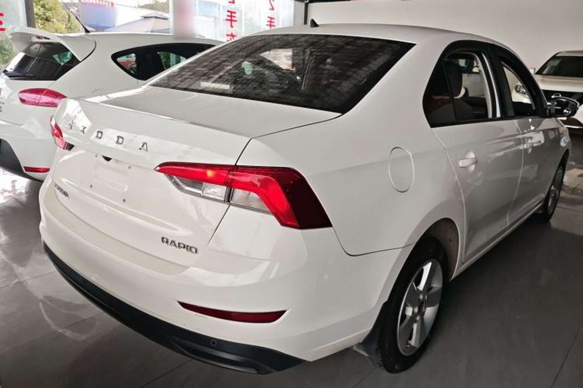 Used Skoda Rapid 2020 1.5L Automatic Standard Edition Rear Right 45 Deg