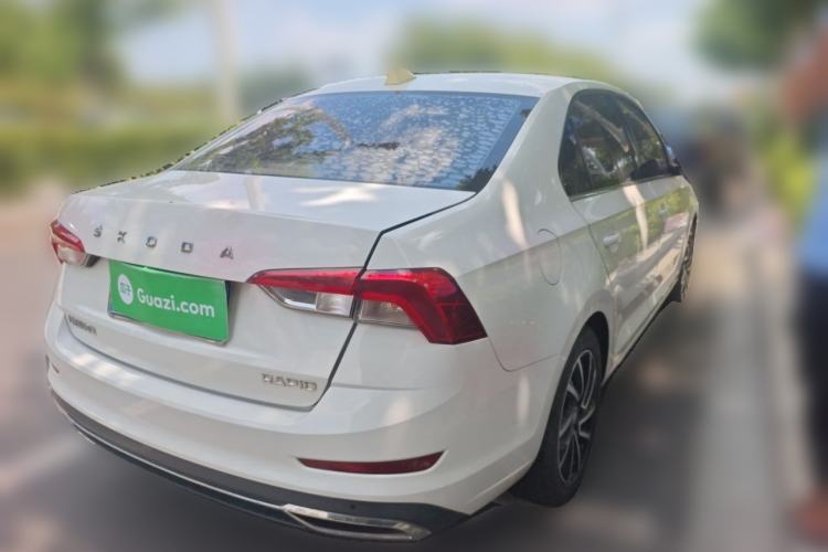 Used Skoda Rapid 2020 1.5L Manual Comfort Edition Rear Right 45 Deg
