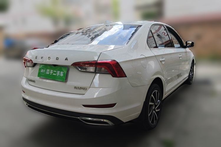 Used Skoda Rapid 2020 1.5L Automatic Comfort Edition Rear Right 45 Deg