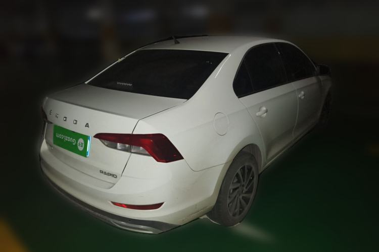 Used Skoda Rapid 2020 1.5L Automatic Comfort Edition Rear Right 45 Deg