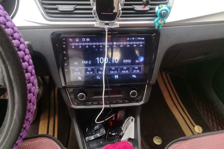 Used Skoda Rapid 2020 1.5L Automatic Comfort Edition Audio And AC Panel