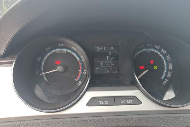Used Skoda Rapid 2020 1.5L Automatic Comfort Edition Odometer Close Up