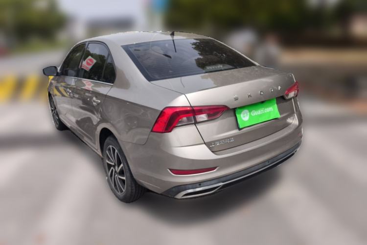 Used Skoda Rapid 2020 1.5L Automatic Comfort Edition Rear Left 45 Deg