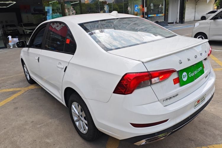 Used Skoda Rapid 2022 1.5L Automatic Comfort Edition Rear Left 45 Deg