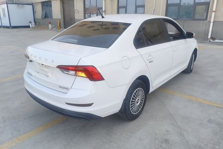 Used Skoda Rapid 2022 1.5L Automatic Comfort Edition Rear Right 45 Deg