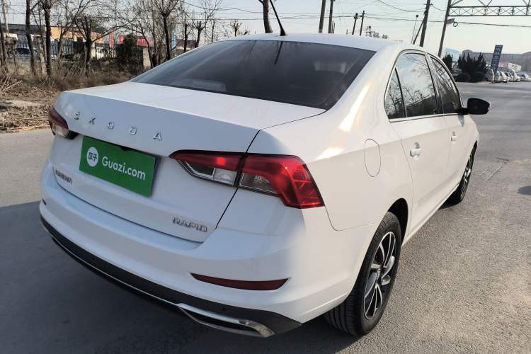 Used Skoda Rapid 2022 1.5L Automatic Comfort Edition Rear Right 45 Deg