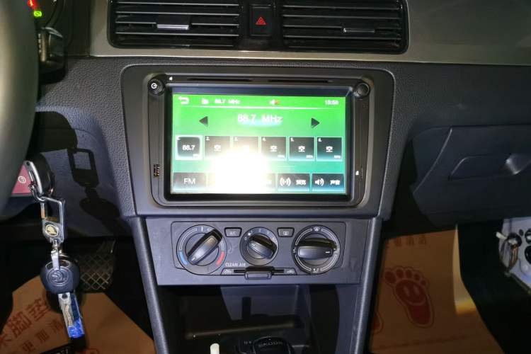 Used Skoda Rapid Spaceback 2019 Revised Version 1.5L Automatic Comfort Edition China V Standard Audio And AC Panel