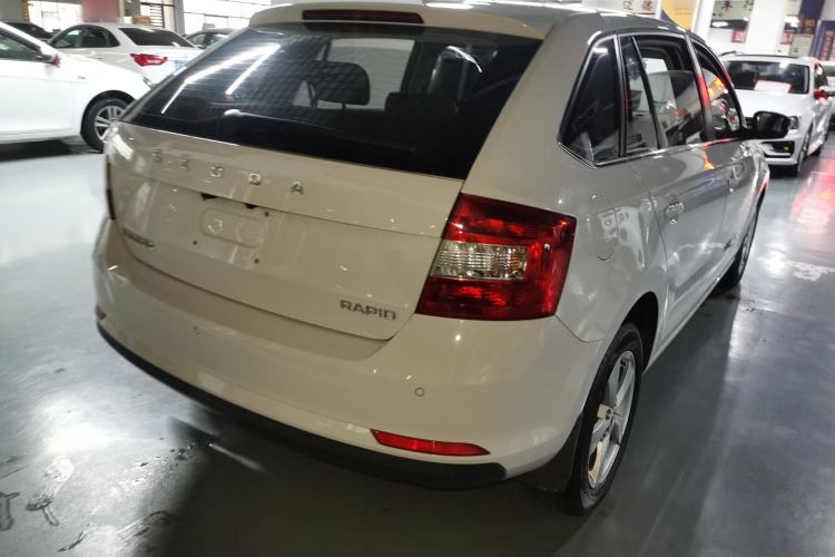 Used Skoda Rapid Spaceback 2019 Revised Version 1.5L Automatic Comfort Edition China V Standard Rear Right 45 Deg