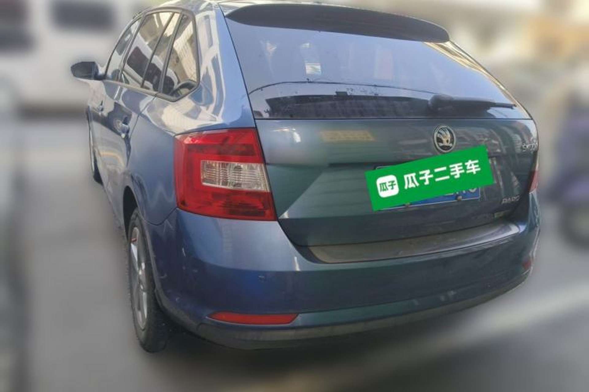 Used Skoda Rapid Spaceback 2014 1.6L Automatic Enjoyment Edition Rear Left 45 Deg