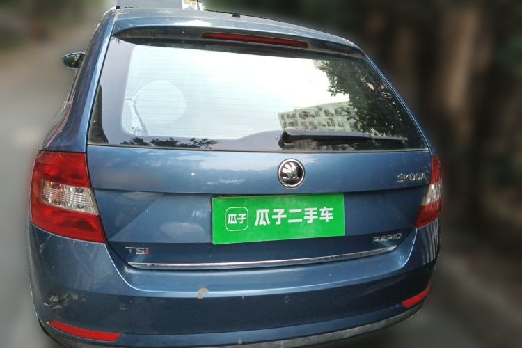 Used Skoda Rapid Spaceback 2014 1.4 TSI DSG Trend Edition Rear