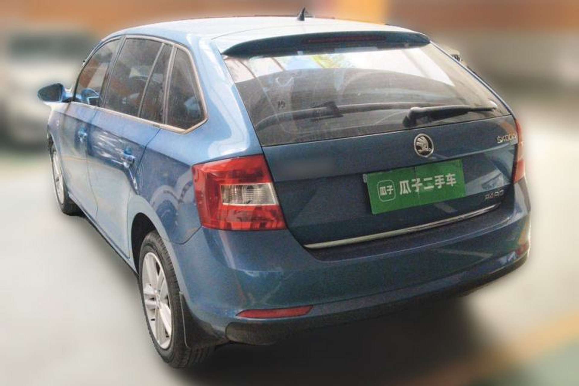 Used Skoda Rapid Spaceback 2014 1.6L Automatic Enjoyment Edition Rear Left 45 Deg