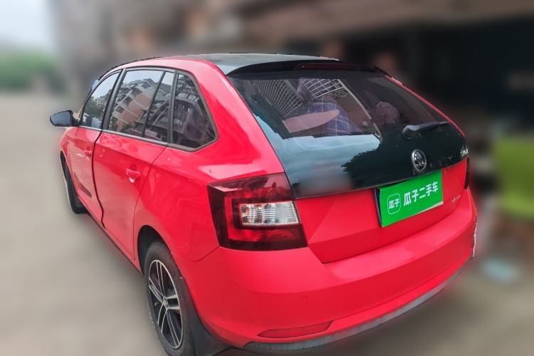 Used Skoda Rapid Spaceback 2014 1.6L Automatic Enjoyment Edition Rear Left 45 Deg