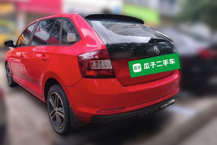 Used Skoda Rapid Spaceback 2014 1.6L Automatic Enjoyment Edition Rear Left 45 Deg