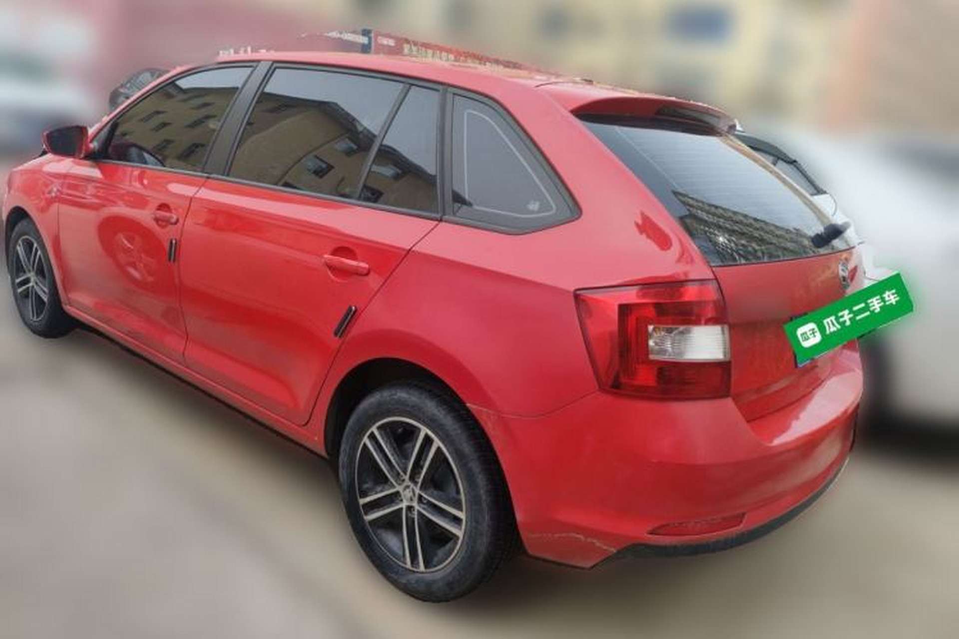 Used Skoda Rapid Spaceback 2014 1.6L Automatic Enjoyment Edition Rear Left 45 Deg
