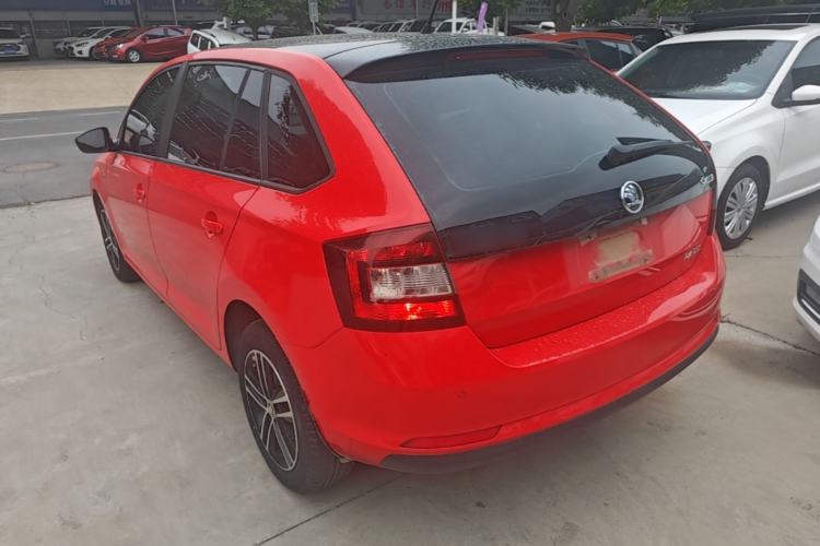 Used Skoda Rapid Spaceback 2014 1.6L Automatic Enjoyment Edition Rear Left 45 Deg
