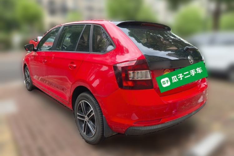 Used Skoda Rapid Spaceback 2014 1.6L Automatic Enjoyment Edition Rear Left 45 Deg