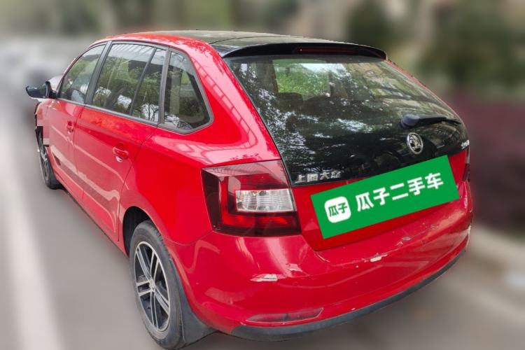Used Skoda Rapid Spaceback 2014 1.6L Automatic Enjoyment Edition Rear Left 45 Deg