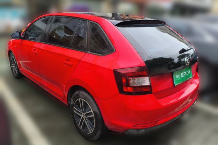 Used Skoda Rapid Spaceback 2014 1.6L Automatic Enjoyment Edition Rear Left 45 Deg