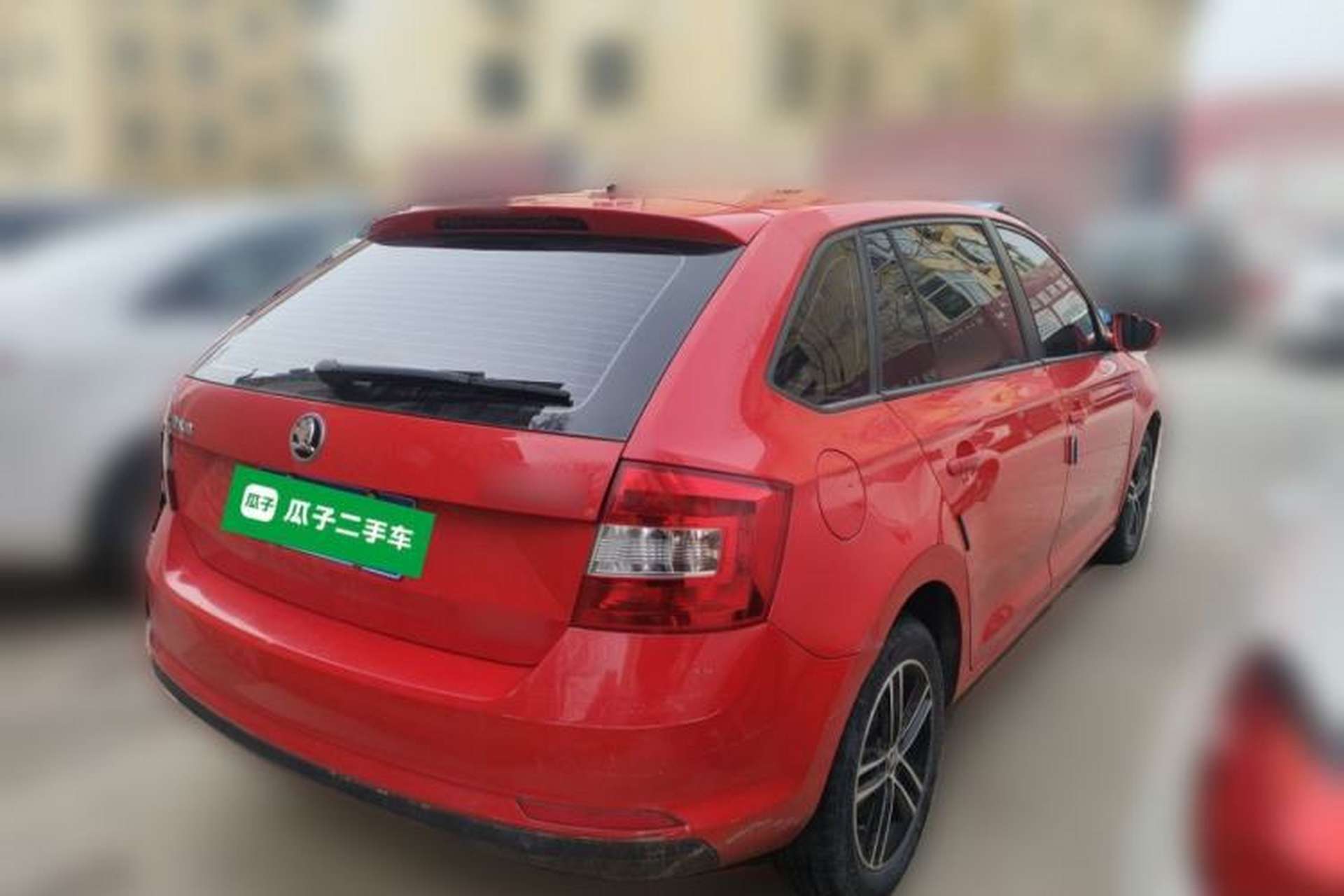 Used Skoda Rapid Spaceback 2014 1.6L Automatic Enjoyment Edition Rear Right 45 Deg