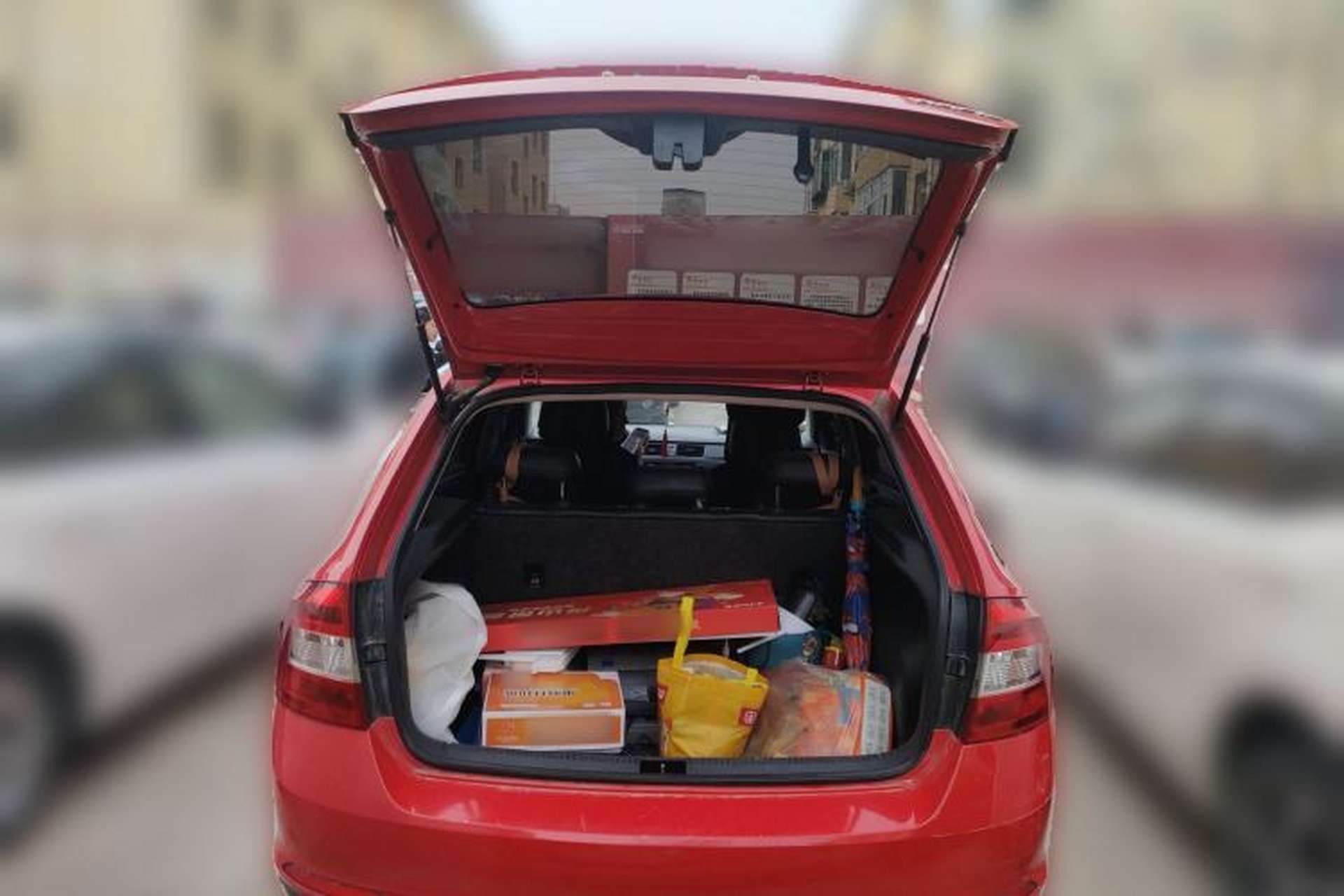Used Skoda Rapid Spaceback 2014 1.6L Automatic Enjoyment Edition Trunk