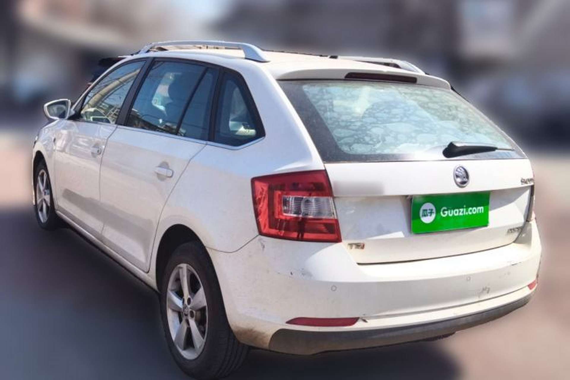 Used Skoda Rapid Spaceback 2014 1.4 TSI DSG Comfort Edition Rear Left 45 Deg