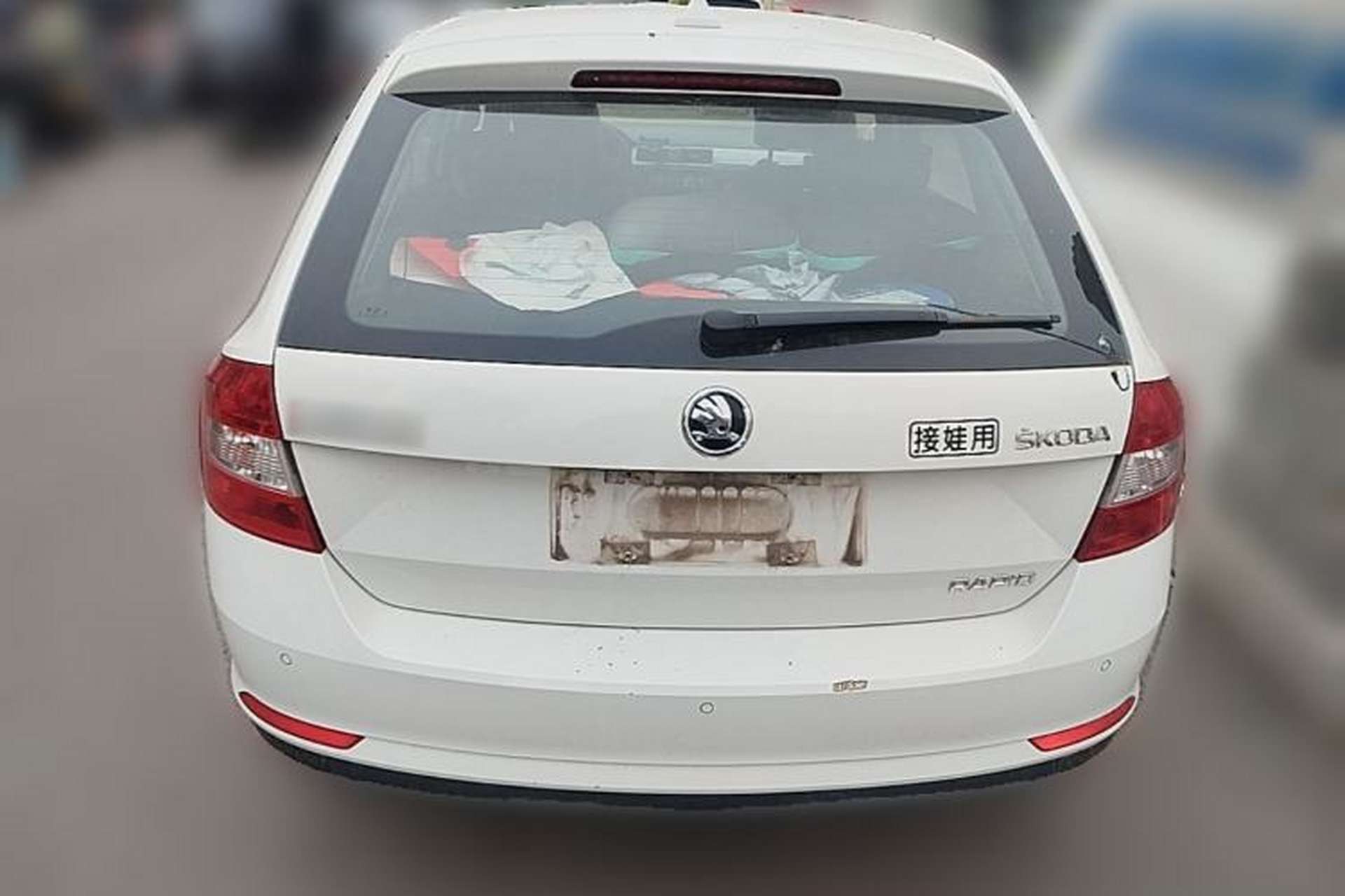 Used Skoda Rapid Spaceback 2014 1.6L Automatic Enjoyment Edition Rear