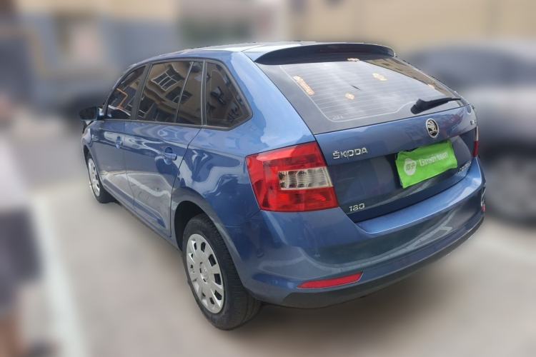 Used Skoda Rapid Spaceback 2016 Revised Version 1.6L Automatic Front-Drive Edition Rear Left 45 Deg
