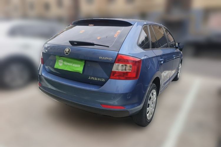 Used Skoda Rapid Spaceback 2016 Revised Version 1.6L Automatic Front-Drive Edition Rear Right 45 Deg