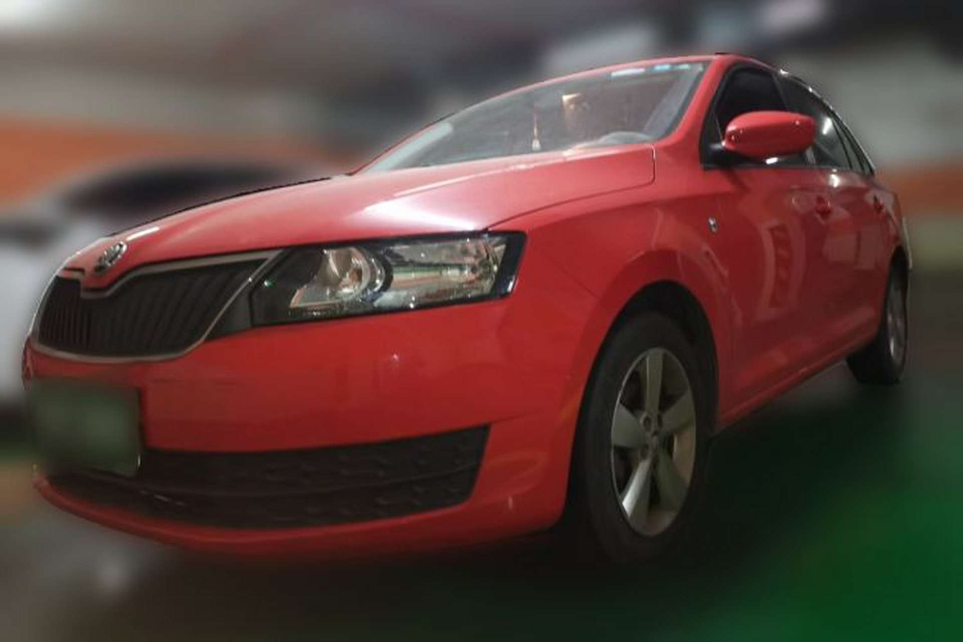 Used Skoda Rapid Spaceback 2016 Revised Version 1.6L Automatic Front-Drive Edition Front Left 45 Deg