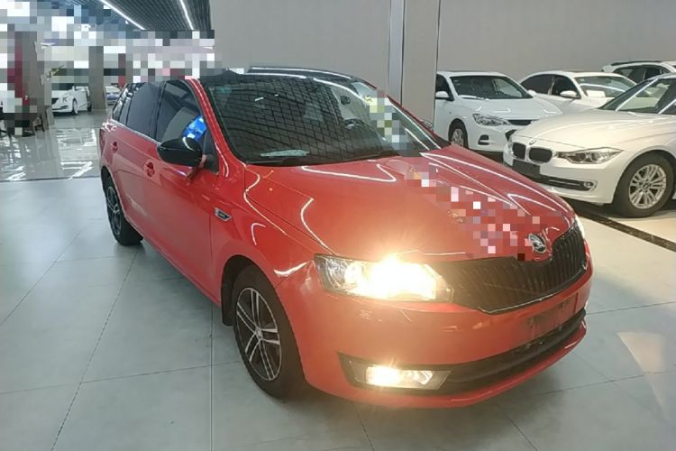 Used Skoda Rapid Spaceback 2016 Revised 1.6L Automatic Smart Drive Version Front Right 45 Deg