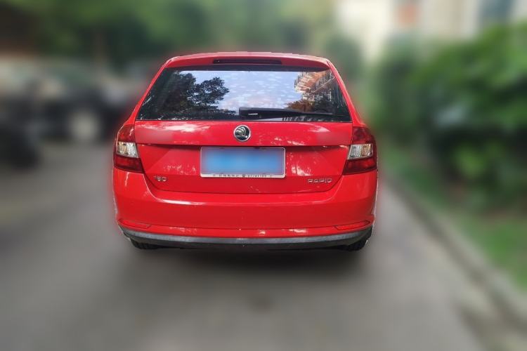 Used Skoda Rapid Spaceback 2016 Revised 1.6L Automatic Chuanxing Version Rear