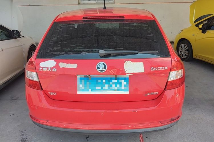 Used Skoda Rapid Spaceback 2016 Revised 1.6L Automatic Chuanxing Version Rear