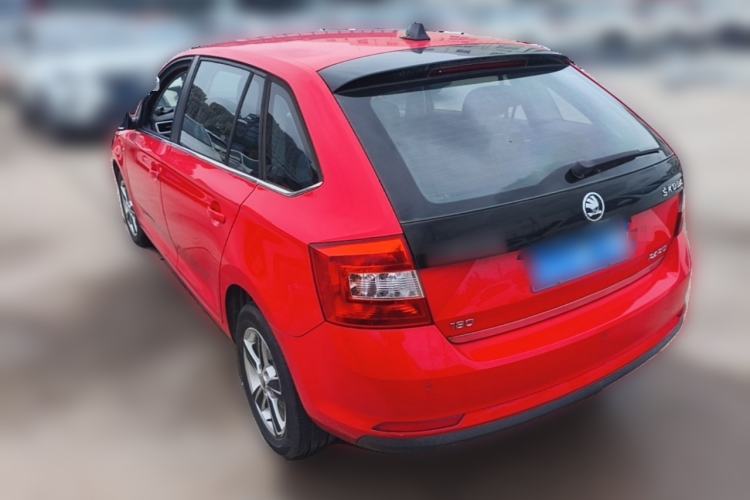 Used Skoda Rapid Spaceback 2016 Revised 1.6L Automatic Chuanxing Version Rear Left 45 Deg