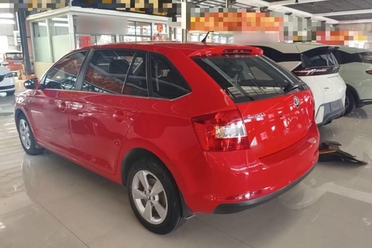 Used Skoda Rapid Spaceback 2016 Revised 1.6L Automatic Chuanxing Version Rear Left 45 Deg