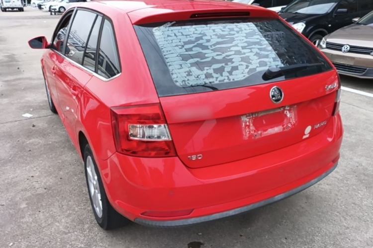 Used Skoda Rapid Spaceback 2016 1.6L Automatic Chuanxing Edition Rear Left 45 Deg