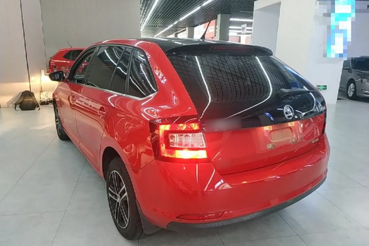 Used Skoda Rapid Spaceback 2016 Revised 1.6L Automatic Smart Drive Version Rear Left 45 Deg