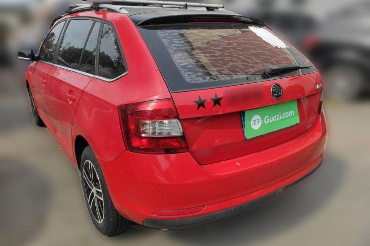 Used Skoda Rapid Spaceback 2016 Revised Version 1.6L Automatic Front-Drive Edition Rear Left 45 Deg