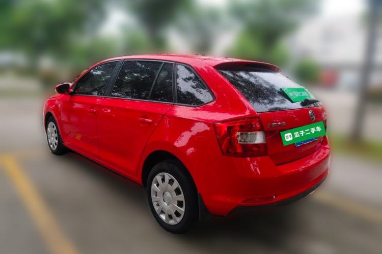 Used Skoda Rapid Spaceback 2016 Revised Version 1.4L Manual Front-Drive Edition Rear Left 45 Deg