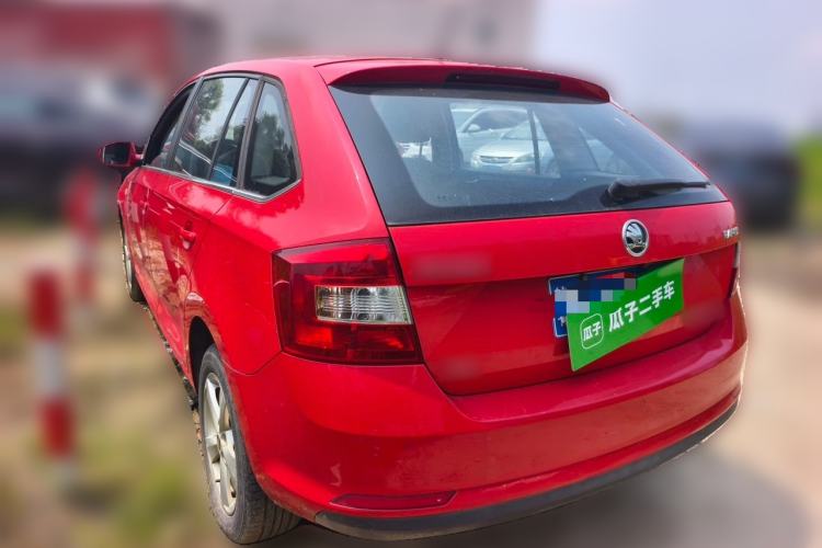 Used Skoda Rapid Spaceback 2016 Revised 1.6L Automatic Chuanxing Version Rear Left 45 Deg