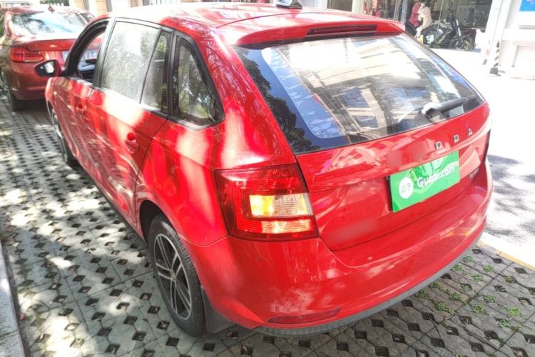 Used Skoda Rapid Spaceback 2016 Revised Version 1.6L Automatic Front-Drive Edition Rear Left 45 Deg