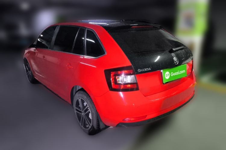 Used Skoda Rapid Spaceback 2016 Revised 1.6L Automatic Chuanxing Version Rear Left 45 Deg