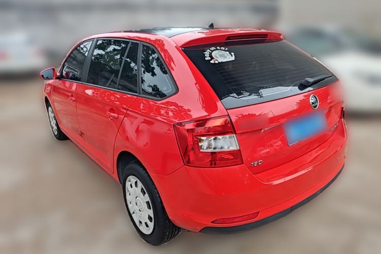 Used Skoda Rapid Spaceback 2016 Revised Version 1.6L Manual Front-Drive Edition Rear Left 45 Deg
