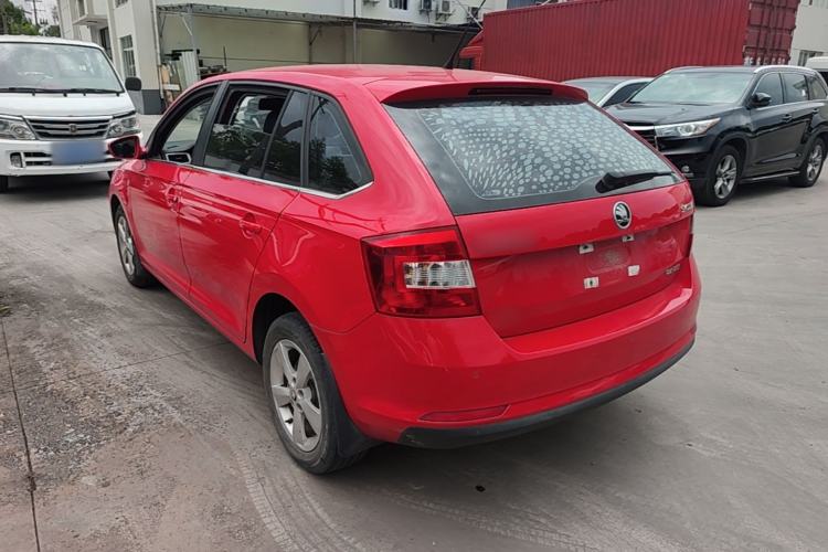 Used Skoda Rapid Spaceback 2016 Revised 1.6L Automatic Chuanxing Version Rear Left 45 Deg