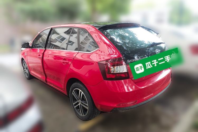 Used Skoda Rapid Spaceback 2016 Revised 1.6L Automatic Smart Drive Version Rear Left 45 Deg