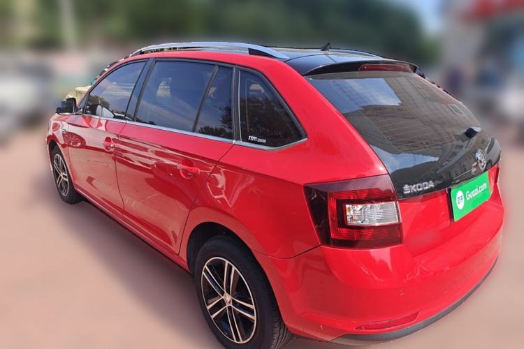 Used Skoda Rapid Spaceback 2016 Facelifted TSI230 DSG Smart Drive Version Rear Left 45 Deg
