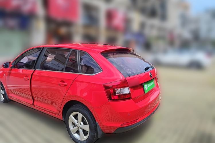 Used Skoda Rapid Spaceback 2016 Revised Version 1.4L Manual Front-Drive Edition Rear Left 45 Deg