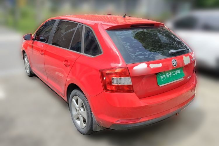 Used Skoda Rapid Spaceback 2016 Revised 1.6L Automatic Chuanxing Version Rear Left 45 Deg
