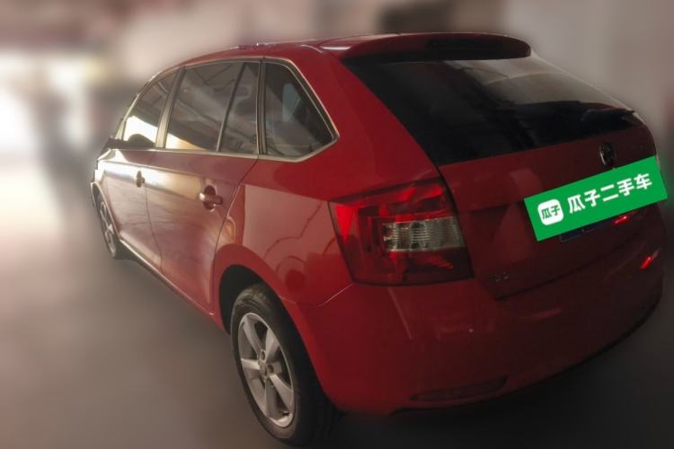 Used Skoda Rapid Spaceback 2016 Revised 1.6L Automatic Chuanxing Version Rear Left 45 Deg