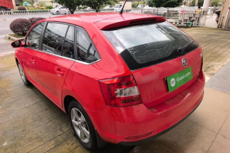 Used Skoda Rapid Spaceback 2016 1.6L Automatic Chuanxing Edition Rear Left 45 Deg
